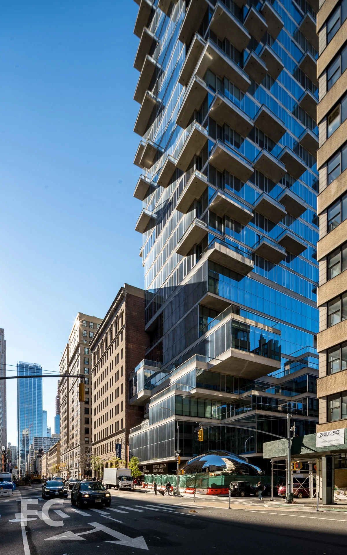 Construction Update: 56 Leonard Street - Anish Kapoor Sculpture